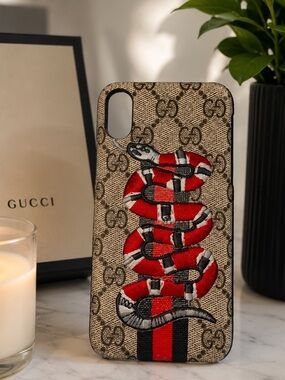 Gucci Red Snake iPhone X Case